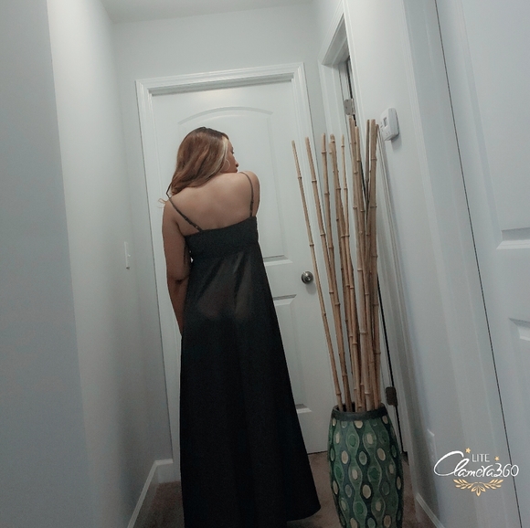 Charcoal Ruffle Maxi - Picture 8 of 8